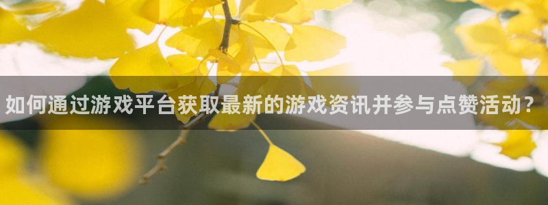 天美娱乐网页登录入口官网：如何通过游戏平台获取最新的游戏资讯